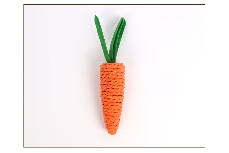 New pet toys in stock for wholesale: Carrot and hemp rope cat toys, carrot and hemp rope cat toys pic 13