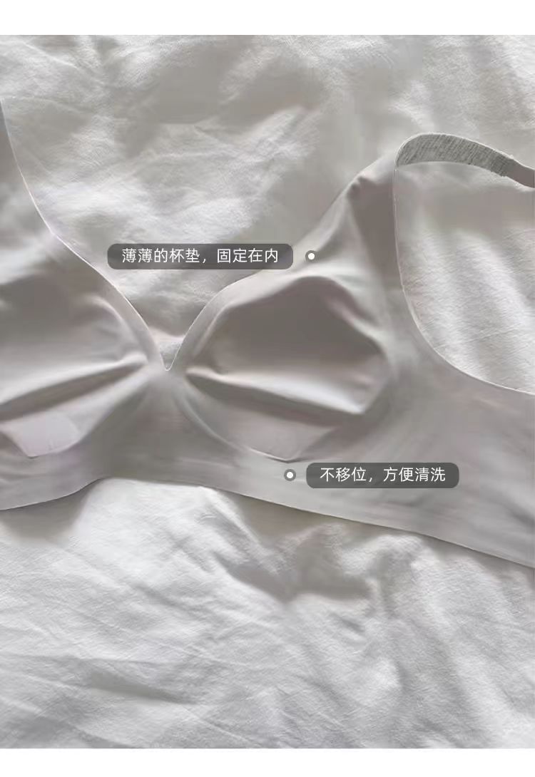 大胸显小内衣女无痕防下垂收副乳文胸美背秋冬薄款舒适女士详情3