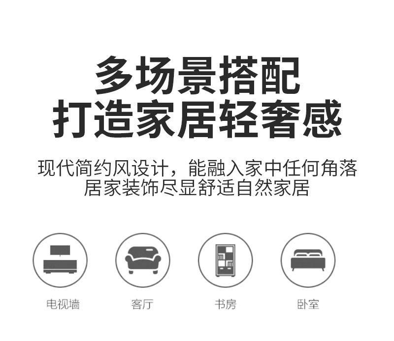 墙壁挂钟塑料圆形8英寸简约时尚卧室客厅数字指针刻度圆形时钟表详情39