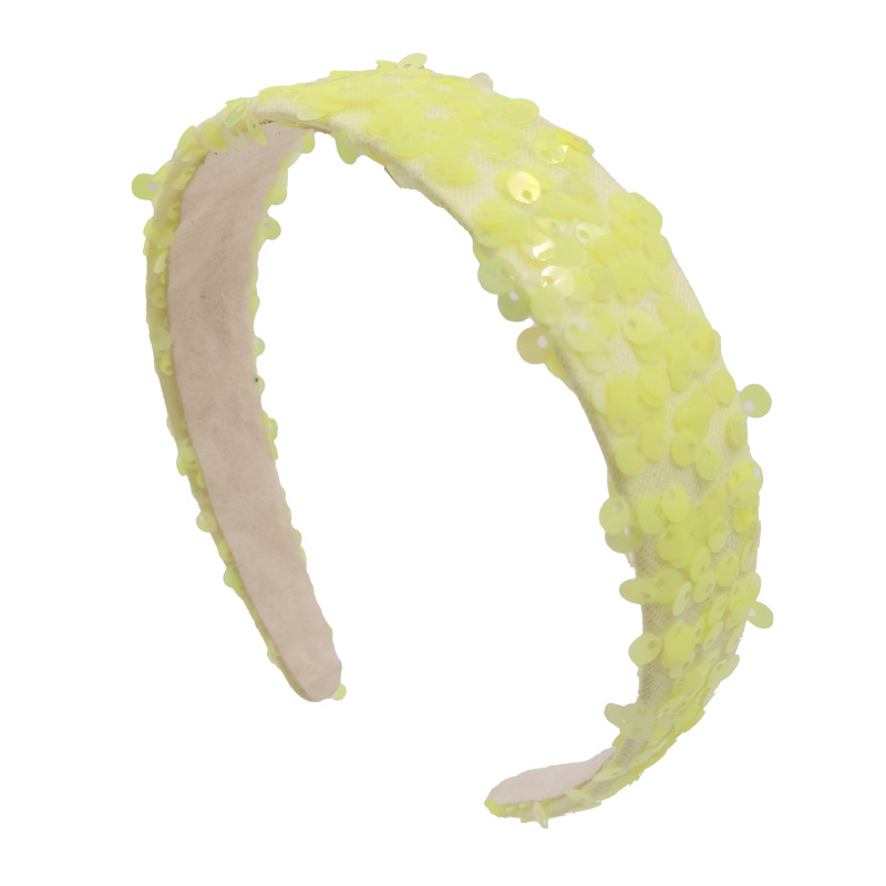 Qiwei Accessories Exclusive Qiwei Accessories Exclusive Qiwei Accessories Exclusive Double-sided Flip sequin Cross-border Hair Band pic 8