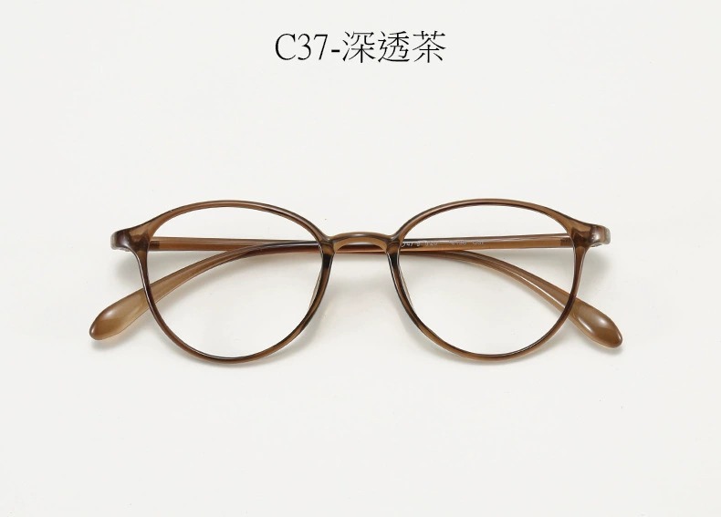茶色小框高度数近视镜框潮品素颜近视眼镜女批发7122超轻眼镜框架详情7