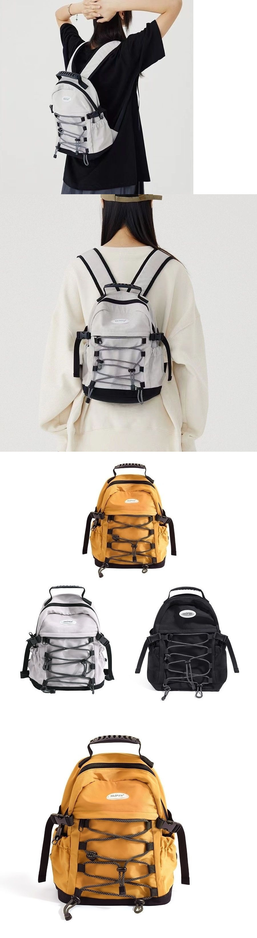 书包女运动徒步迷你双肩包男登山旅行背包潮轻便户外潮详情3