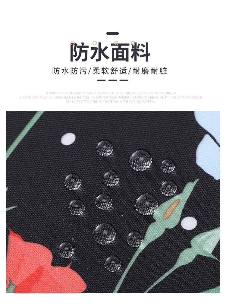 围裙家用可擦手围腰防水防油厨房餐厅做饭成人可爱耐脏洋气工作服详情2