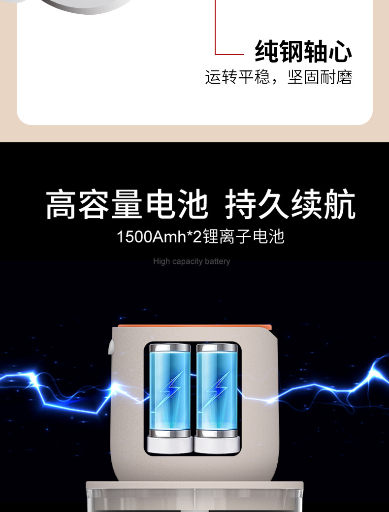 Cross-border electric garlic minder, meat grinder, household kitchen automatic large plastic glass garlic paste and minced garlic machine pic 8