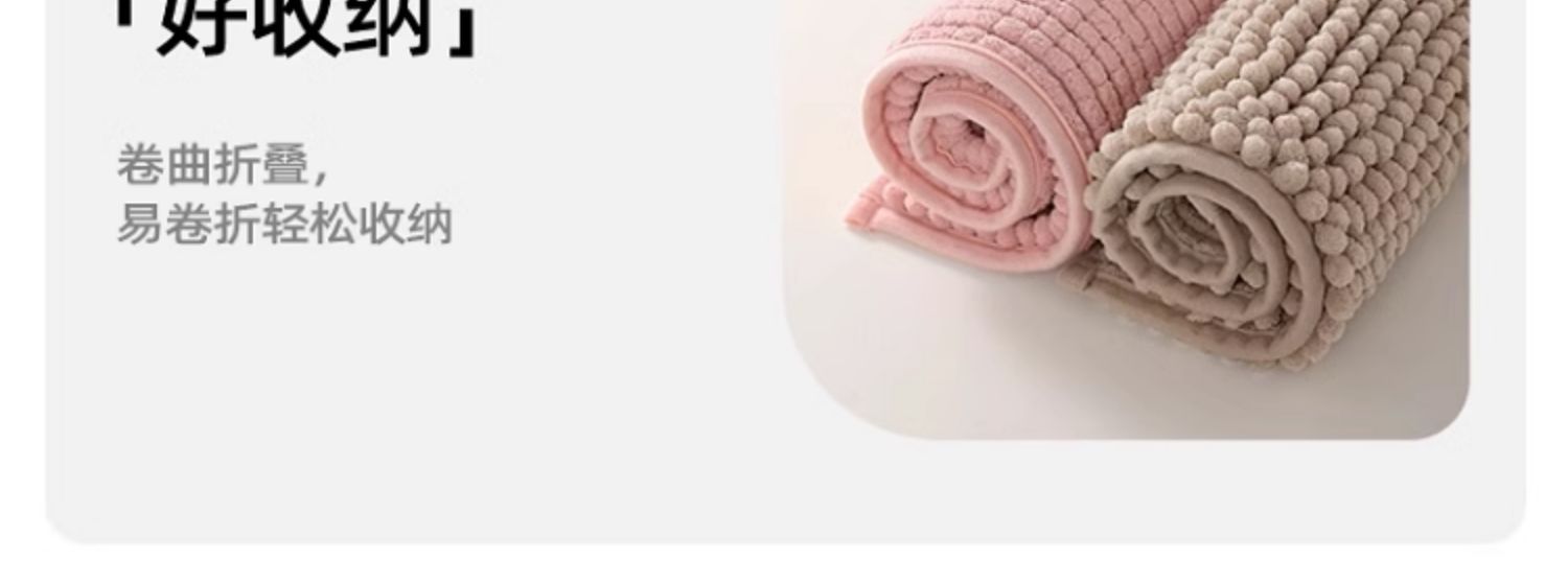 Temi short-haired Chenille floor MATS, bathroom floor MATS, dirt-resistant door MATS, fixed soft, absorbent and anti-slip carpets pic 18