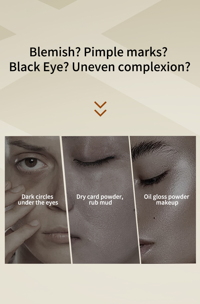 【 Cross-border Exclusive 】Bosuya Long-lasting Moisturizing Concealer Foundation, Pore-Invisible and Non-Smudging bb Cream Wholesale pic 3