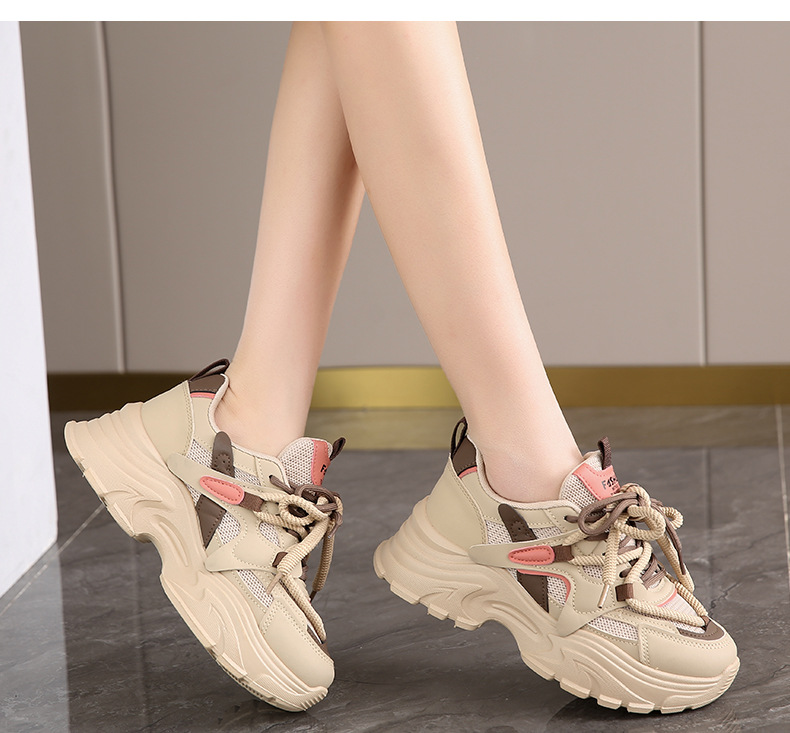 高级感莆田老爹鞋女2024年新款春夏透气显脚小码34软底运动跑步鞋详情24