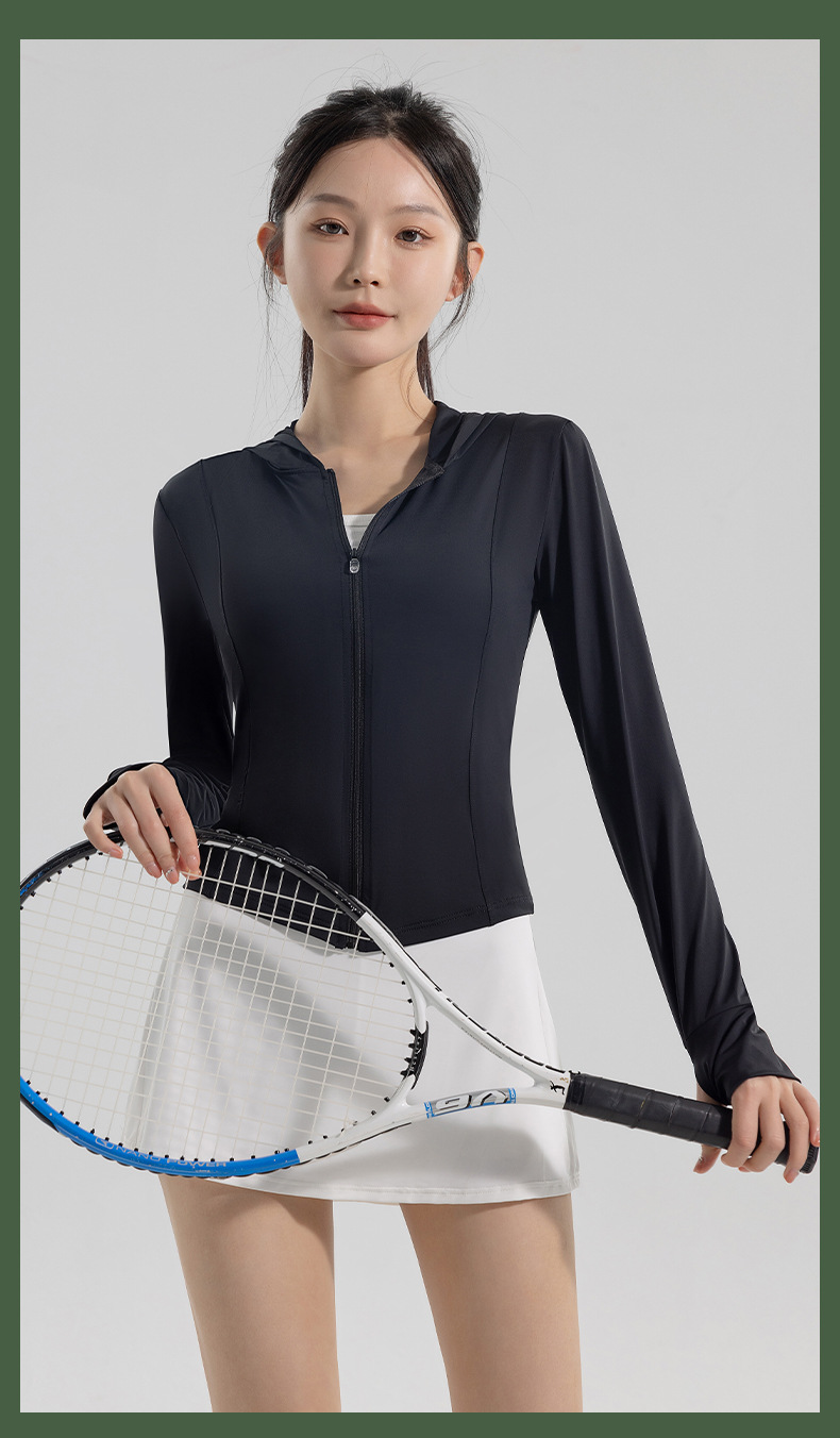 Comfortable, tight, breathable and fashionable sun-protective clothing for women, summer light, quick-drying sun-protective clothing, ice silk UV protection for women pic 30