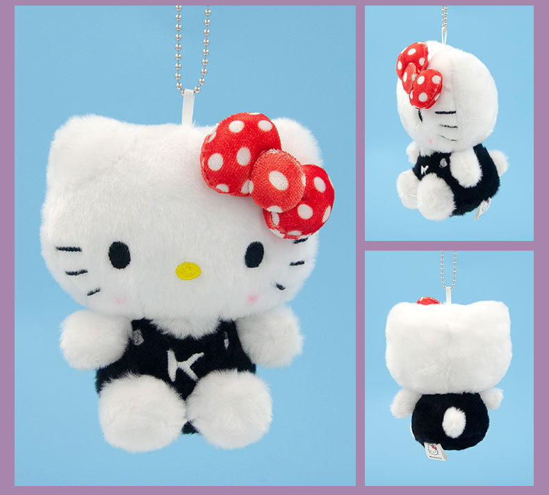 正版长亿三丽鸥坐姿波点kitty挂件好朋友美乐蒂玉桂狗吊饰批发详情23