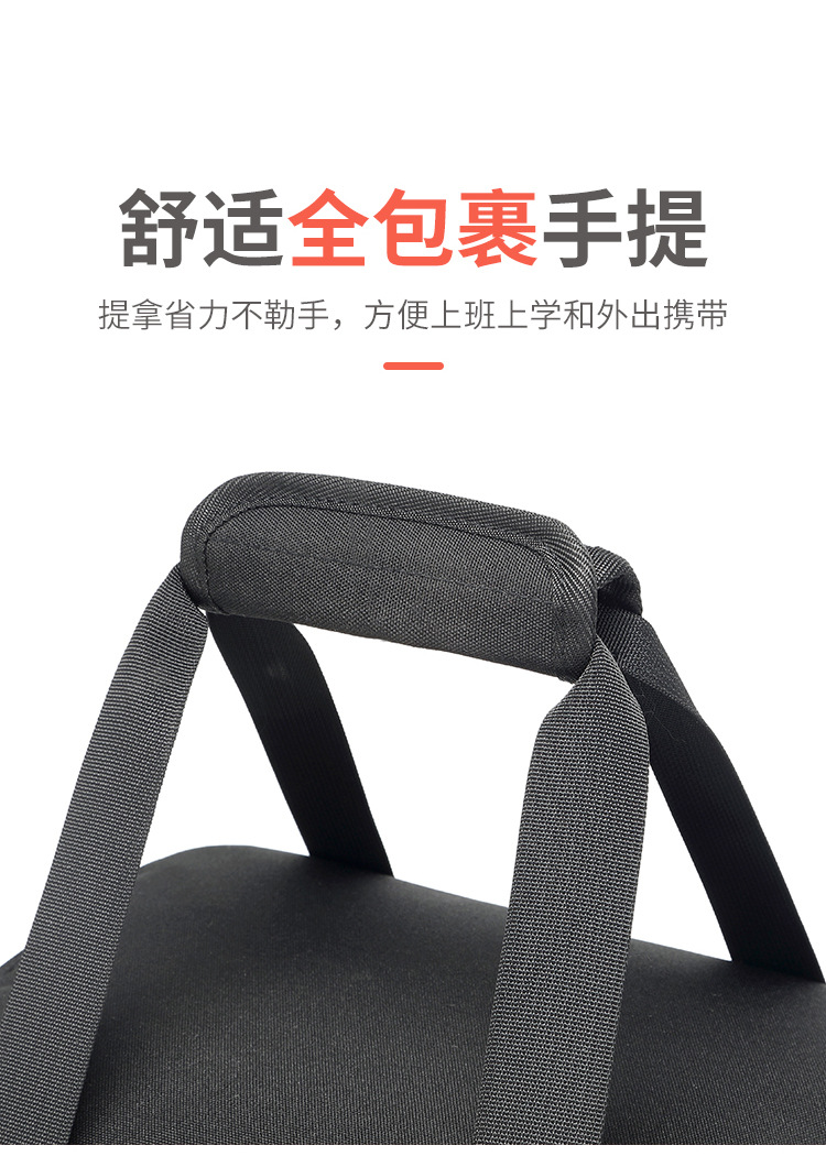 The heat and cold preservation, large-capacity bento handbag, waterproof and stain-resistant lunch box and bento bag are convenient to carry pic 6