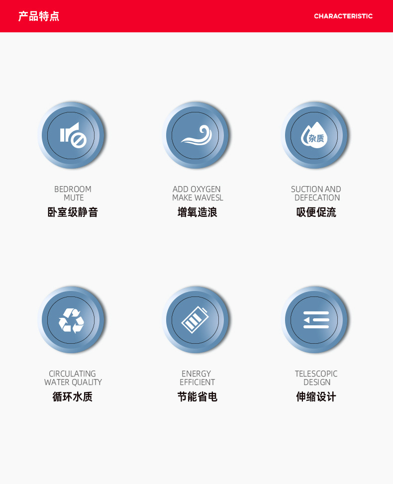 Jingye multi-functional submersible pump, fish tank oxygenation, small aquarium water pump, four-in-one filter, silent water pump pic 2