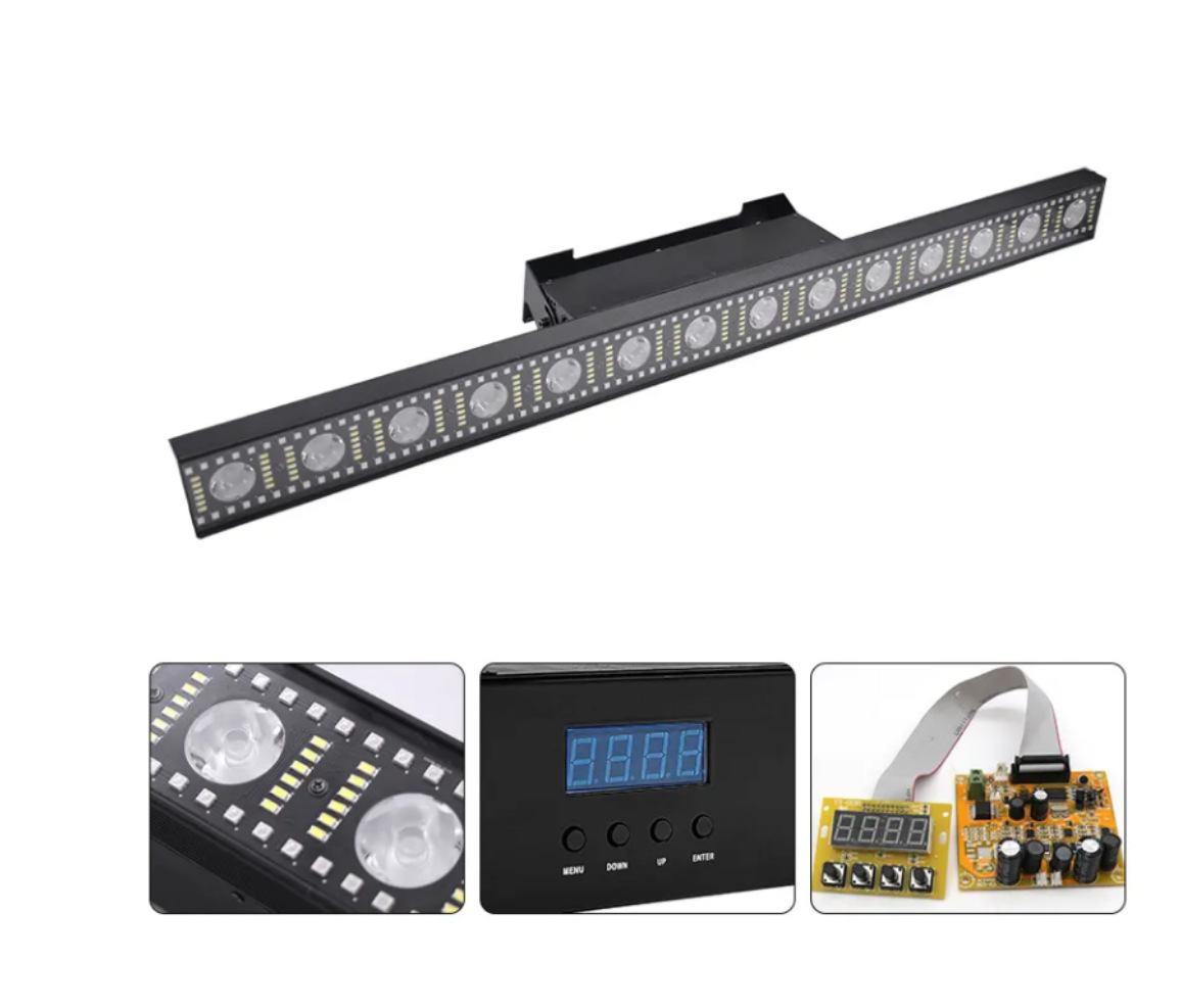 新款LED12颗三合一LED矩阵灯14颗酒吧演出染色灯跑马洗墙灯变色龙详情5