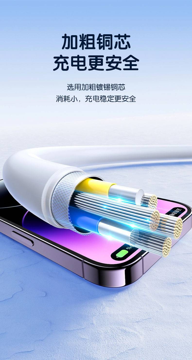 品胜智能二合一手表无线充适用苹果15promax13iWatch三合一数据线详情9