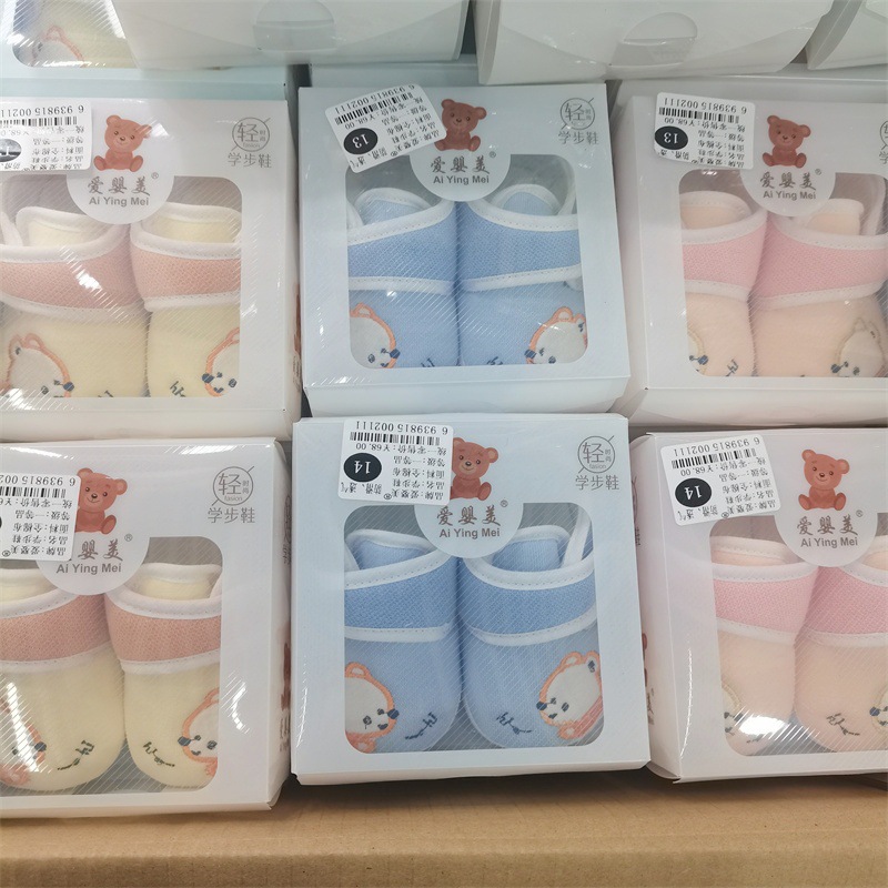 婴儿春秋新款牛筋底防滑学步鞋男女宝宝卡通防掉鞋12-14码详情3