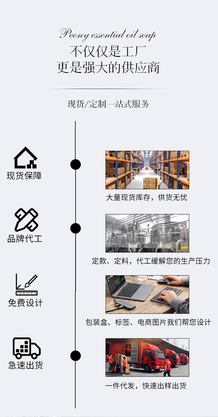 牡丹花皂花朵异形花瓣精油皂文创礼品结婚伴手礼牡丹花手工皂详情11