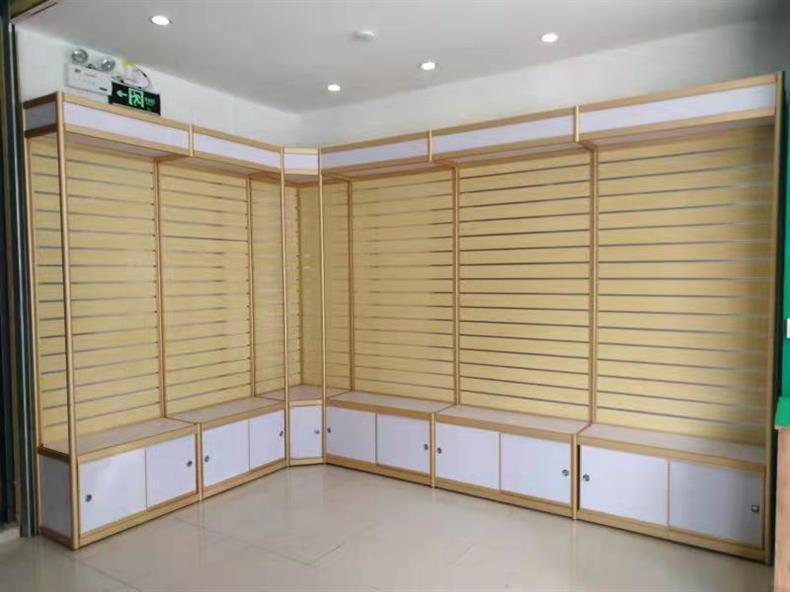 万用饰品挂板槽板展示架琴行乐器吉他墙手机配件文具超市装饰坑板详情3