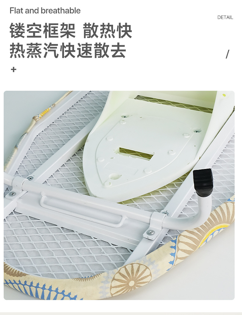 Desktop folding ironing board, small household ironing table, ironing clothes, hanging storage, easy to store, portable ironing board pic 14