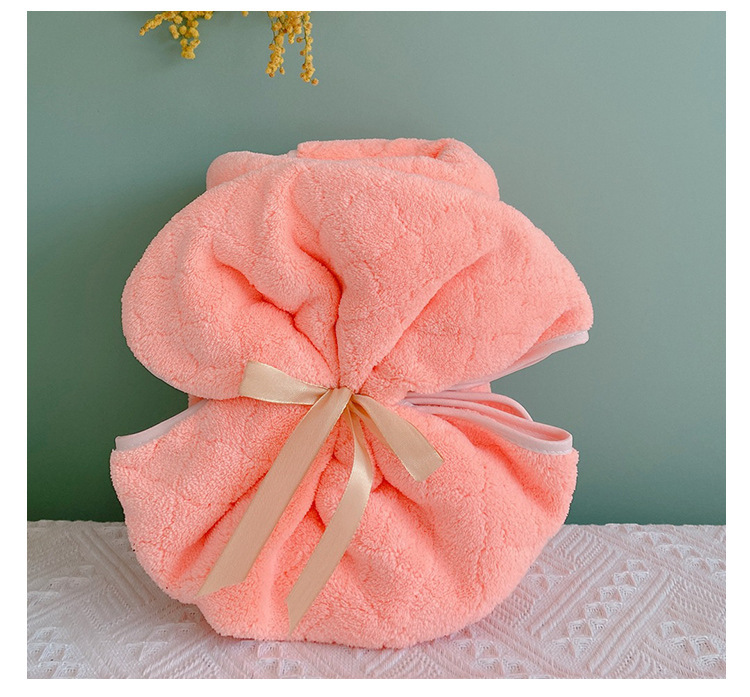 【 Chi Jia 】 Soft adult household European coral fleece cover towel, absorbent couple bath dry hair towel for face wiping pic 16