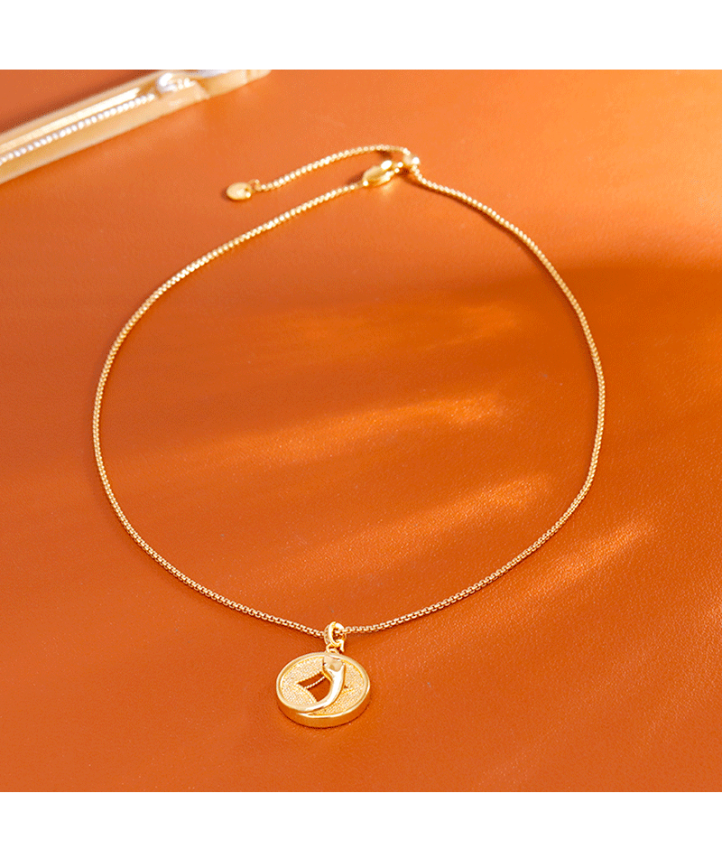 Hyacinth serpiente año bronce collar de dinero moda personalidad cobre chapado en oro diseño único collar sentido serpiente año tiene buena suerte a menudo en la cadena de clavícula 2025 nuevo colgante pic 2
