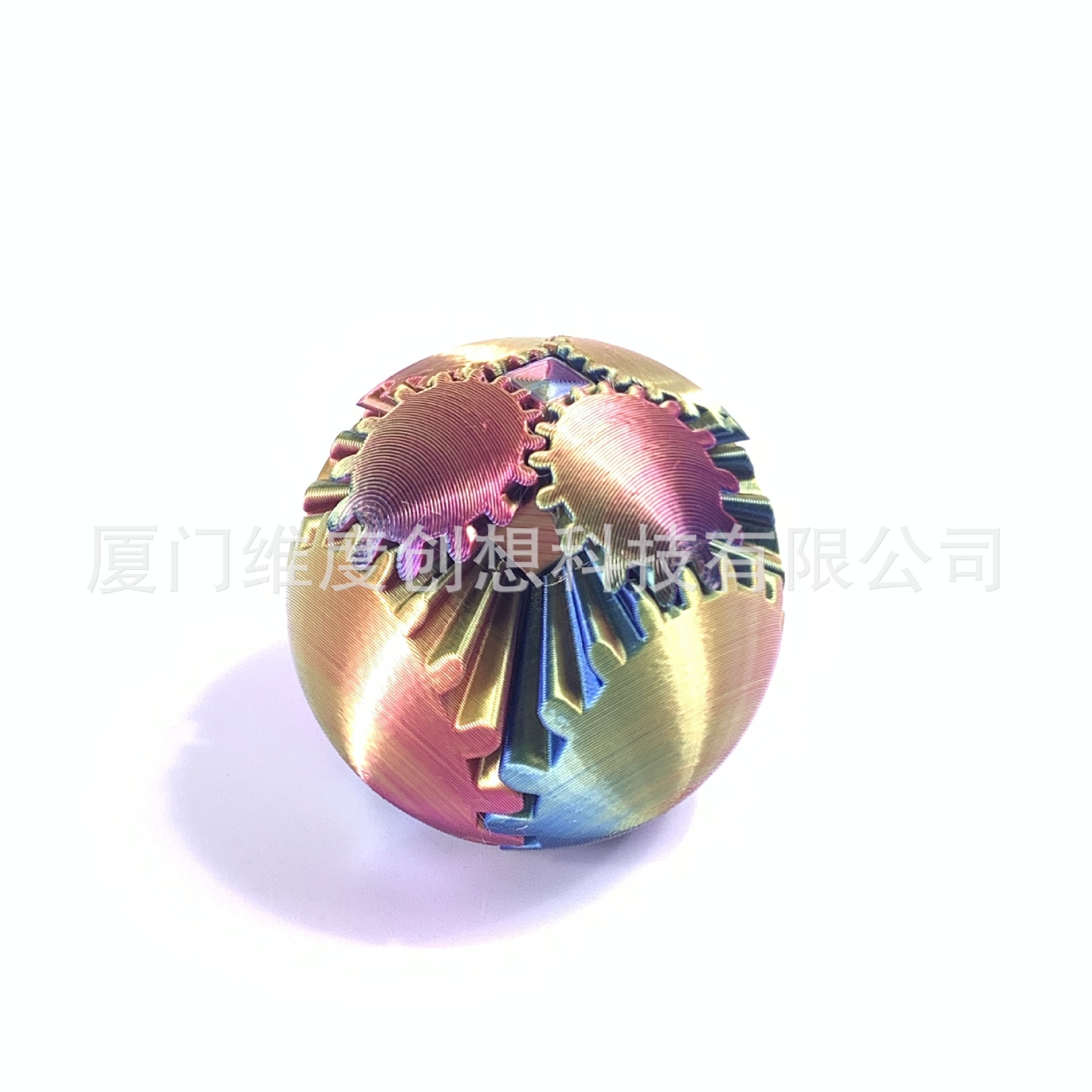 Explosivo creativo engranaje bola giratoria 3d impresión juguete Gear Ball Spin Ball puzzle modelo juguete pic 18