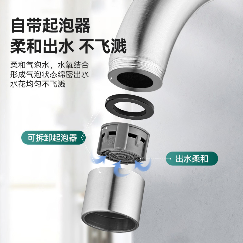 厨房龙头冷热 304不锈钢水龙头 洗菜盆水槽龙头卫浴洁具厂家批发详情2
