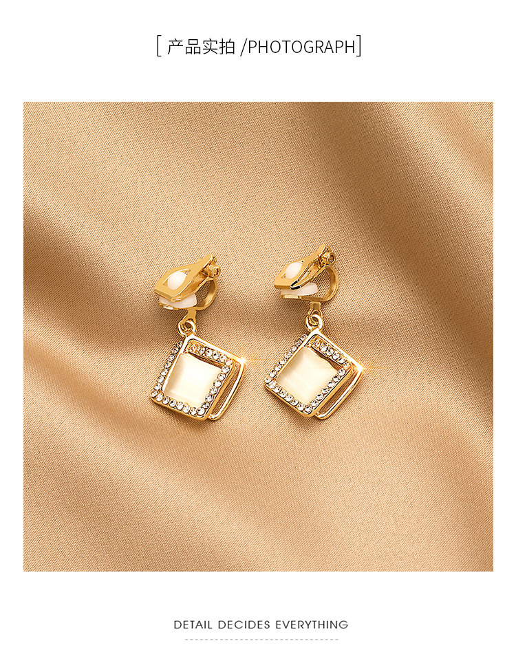 复古耳夹 无耳洞高级感耳环女小众百搭韩国气质耳饰珍珠耳夹耳坠详情10