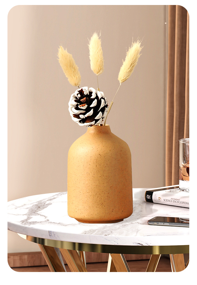 2026 Healing dry flower vase, small decorative item, living room coffee table, entrance hall sideboard, TV cabinet, high-end flower arrangement decoration pic 10