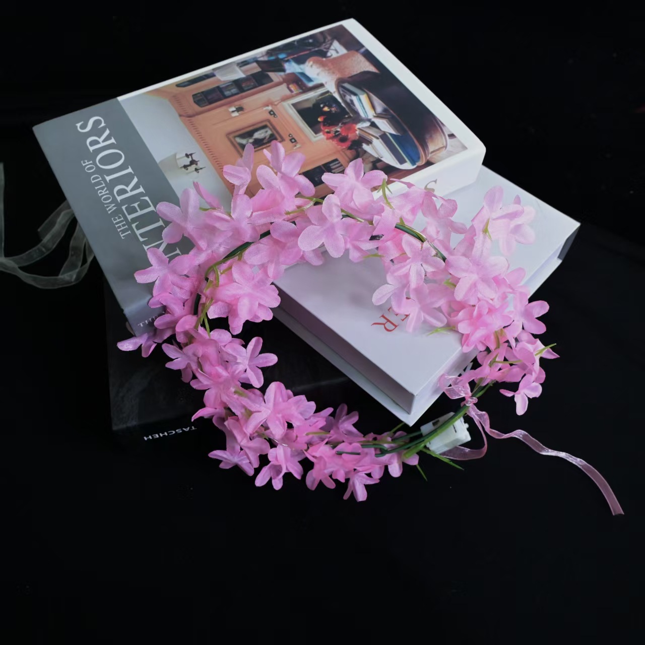 New best-selling forest-themed lilac flower garlands, garland headwear, luminous toys, children's scenic spots, photo spots, night markets, fairy sparkle pic 23