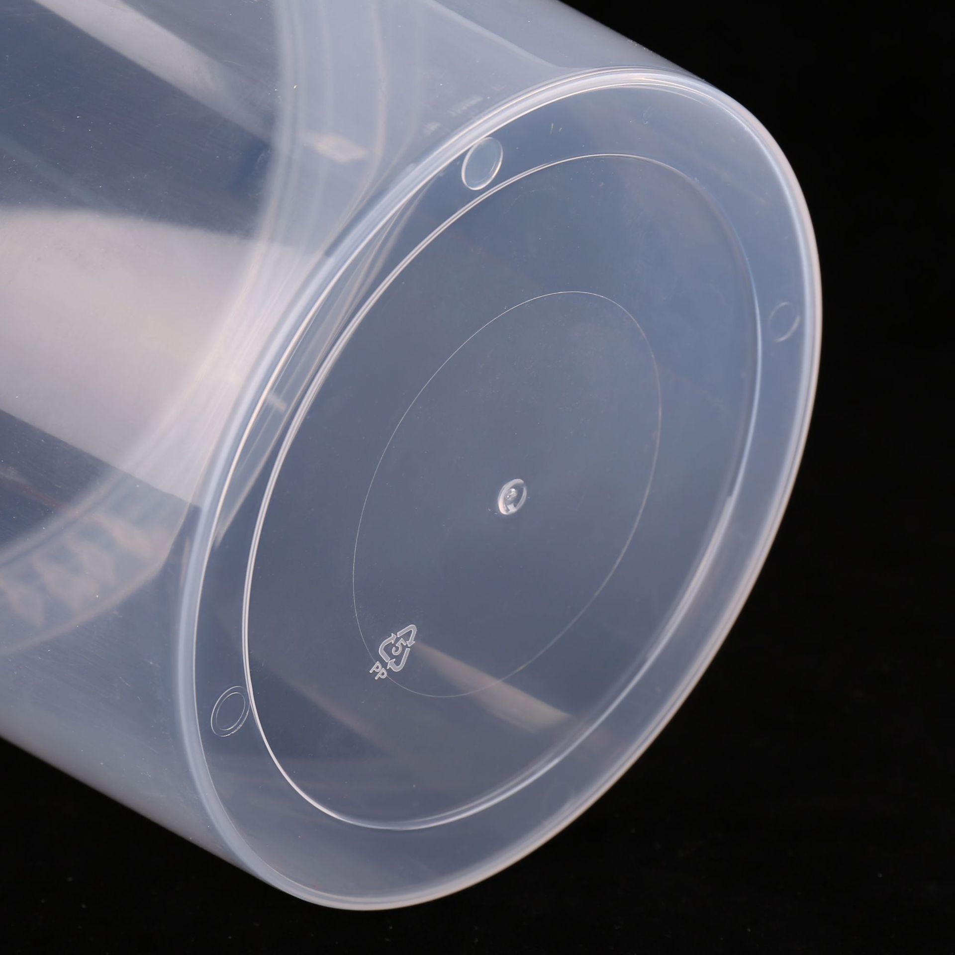 Food-grade PP plastic bucket with sealed transparent lid, fruit milk tea packaging storage bucket, round and square 5L water bucket, small chemical industry pic 7