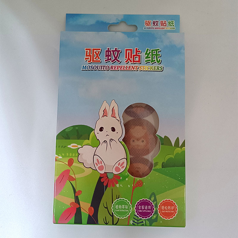 3-058 植物精油贴驱蚊贴 卡通宝宝婴儿随身防蚊贴 户外防叮24贴彩详情3