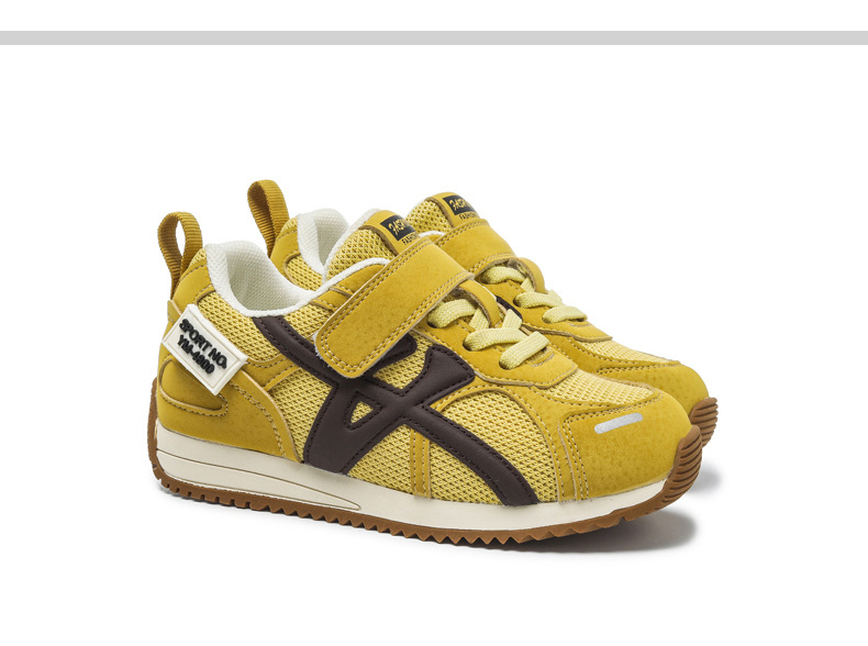 儿童运动鞋2025秋季新款加绒男童阿甘鞋真皮软底休闲女童跑步鞋潮详情12