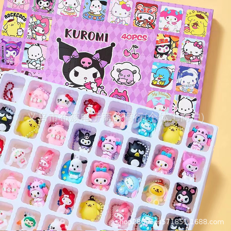 40洞蛋仔公仔盲盒戳戳乐挂件儿童玩具校园礼品软胶盒装多款随机赠品详情3