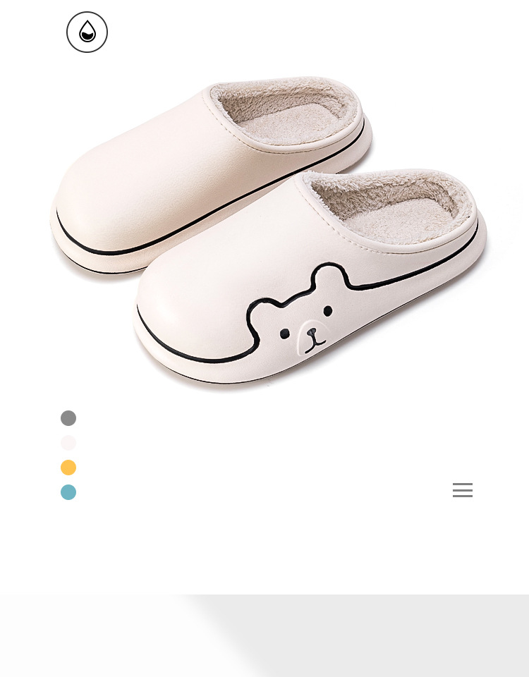Impermeable y caliente eva zapatillas de algodón para hombres de invierno home 2024 nuevo estilo antideslizante pareja exterior desgaste de algodón de peluche para mujeres pic 3