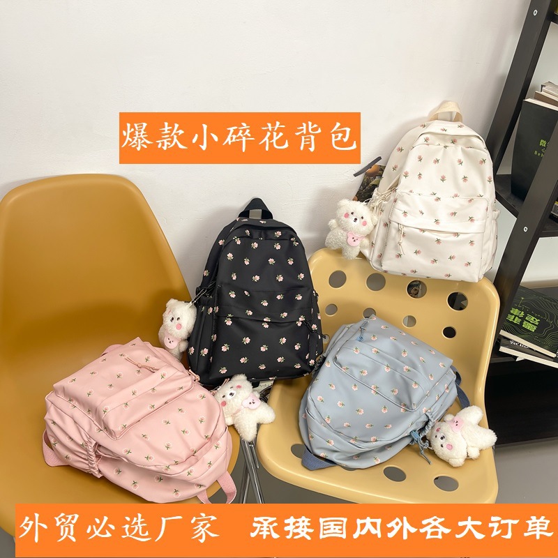 Small 2025 cross-border new style high appearance level artistic and casual primary school schoolbag, commuting and shopping small backpack pic 7