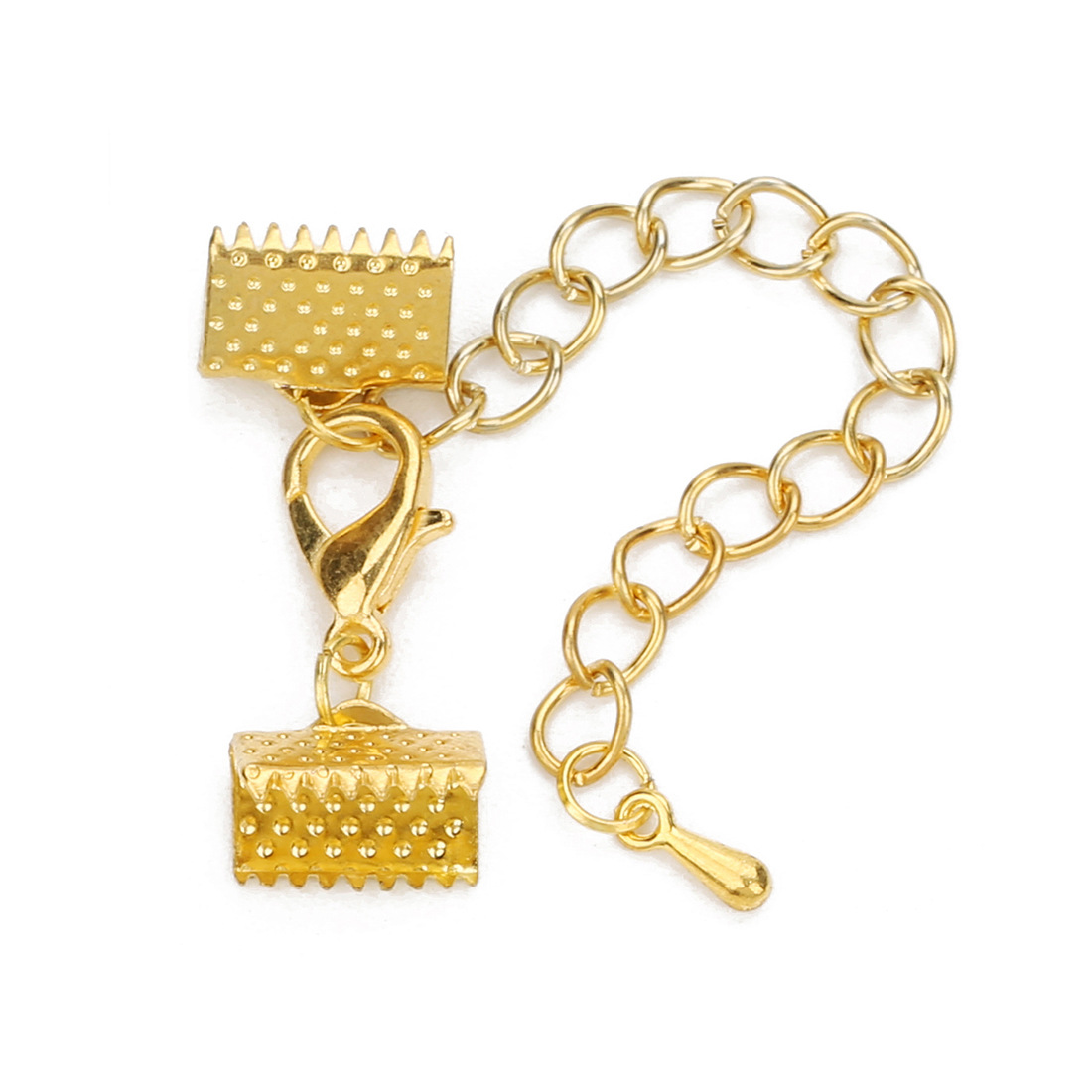 Horse clip buckle + lobster buckle, horse mouth clip, horse calf buckle, iron tail chain, 5cm long, lobster buckle 12mmdiy accessory pic 18