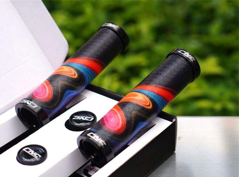 CNC bicycle handlebar covers, anti-slip and shock-absorbing mountain bike handlebars, folding bike silicone comfortable handlebar covers, bicycle accessories pic 31