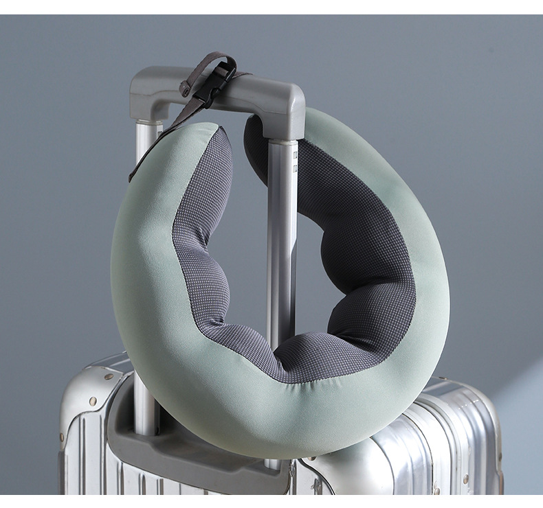 U型枕记忆棉护颈枕冰凉感颈枕办公午睡旅行便携神器记忆棉豌豆枕详情4