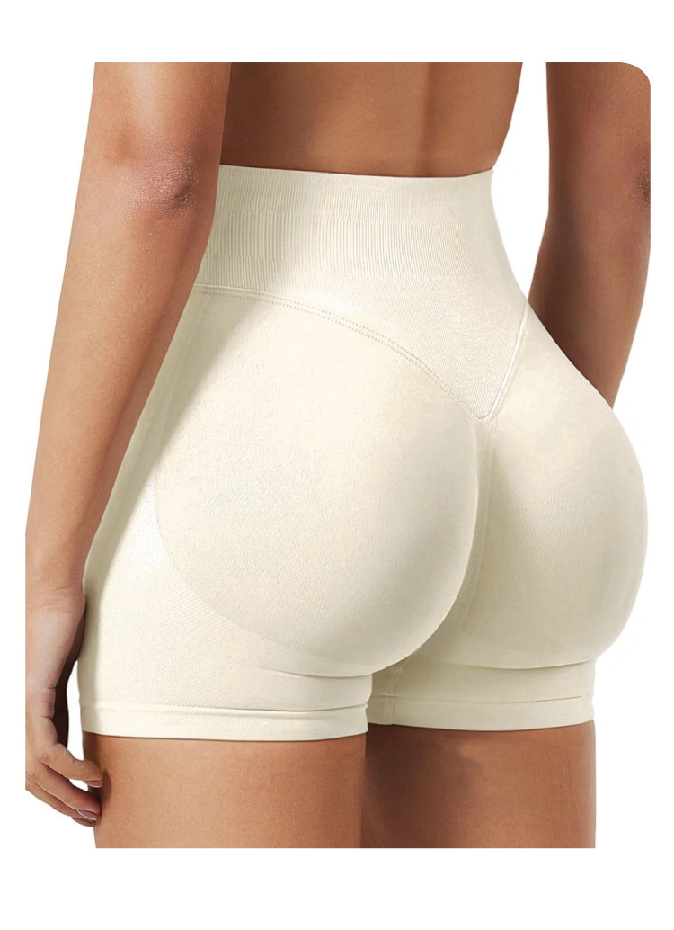 新款跨境欧美高腰健身紧身短裤 性感蜜桃臀提臀瑜伽速干裤 塑身裤运动健身装备详情25