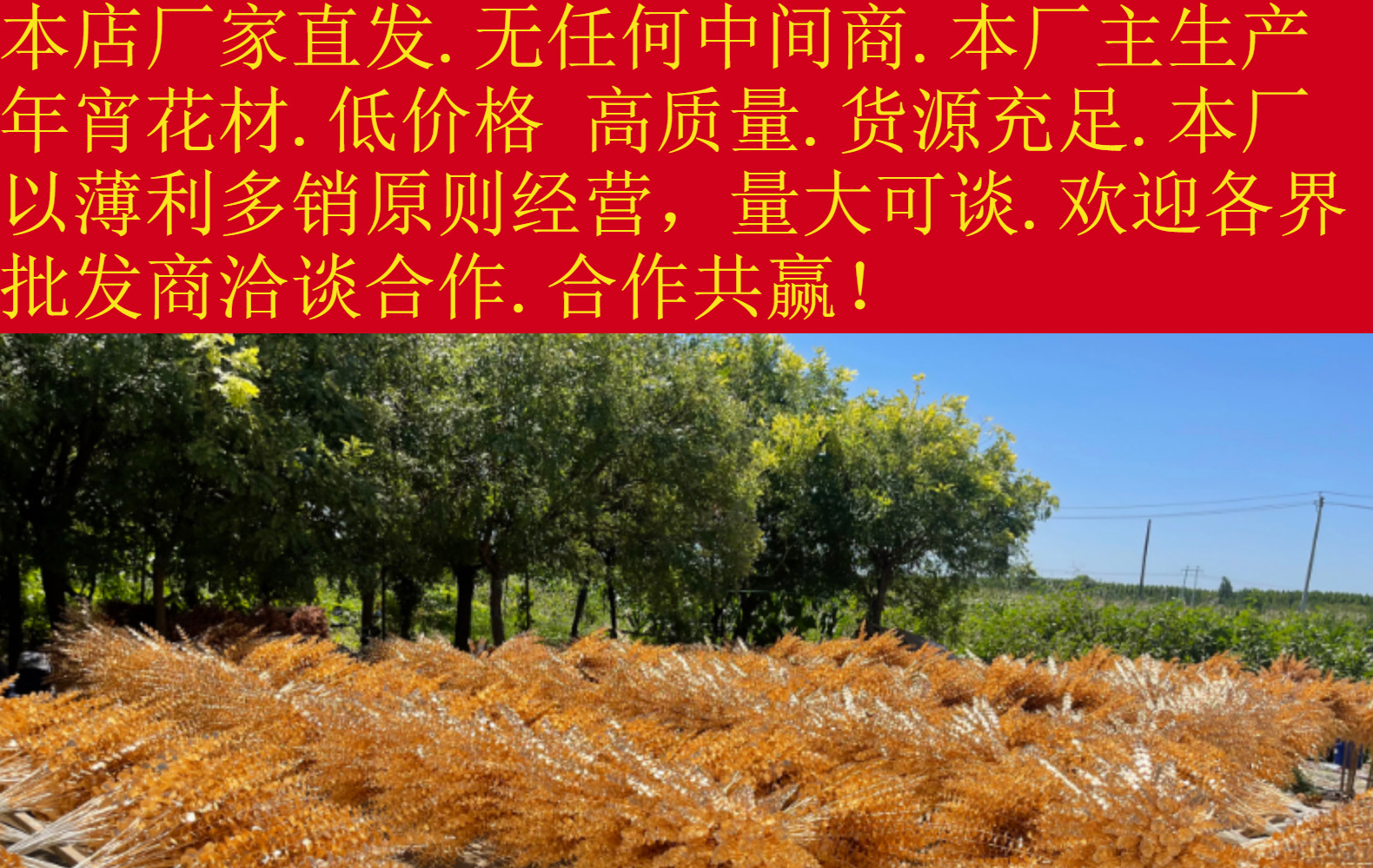 红果果仿真花福桶diy插花仿真冬青果新年装饰花年宵花批发详情3