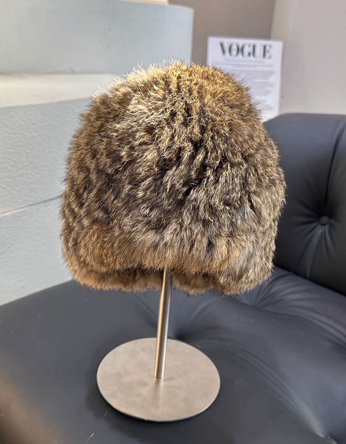 品牌【森多娜】2025新款韩系兔毛绒帽子女秋冬款加厚保暖防寒批发成人帽显脸小皮草护耳渔夫帽高级百搭款详情49