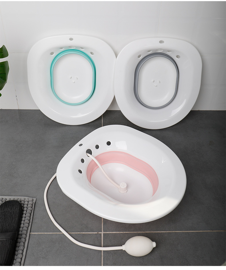 折叠坐浴盆女性泡药浴盆洗私处 免蹲坐男痔疮洗屁股清洗护盆神器详情11