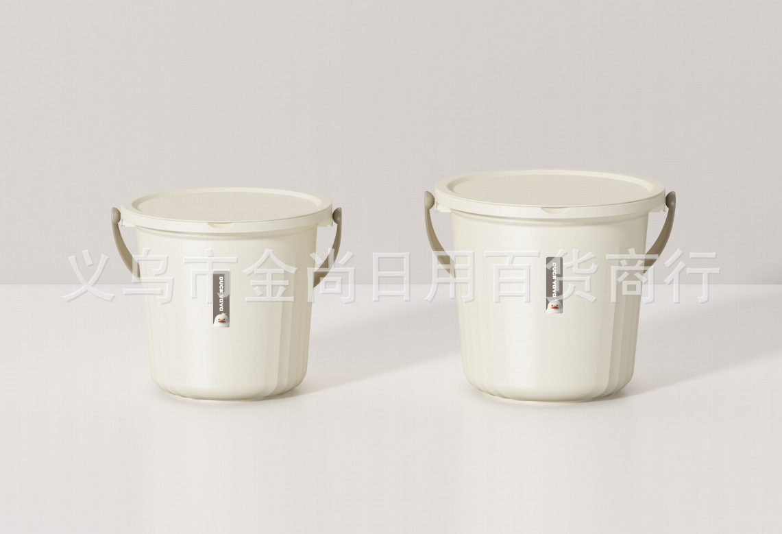 简约耐用带盖水桶高深家用宿舍洗衣便携防尘家用水桶高质量居家好详情5