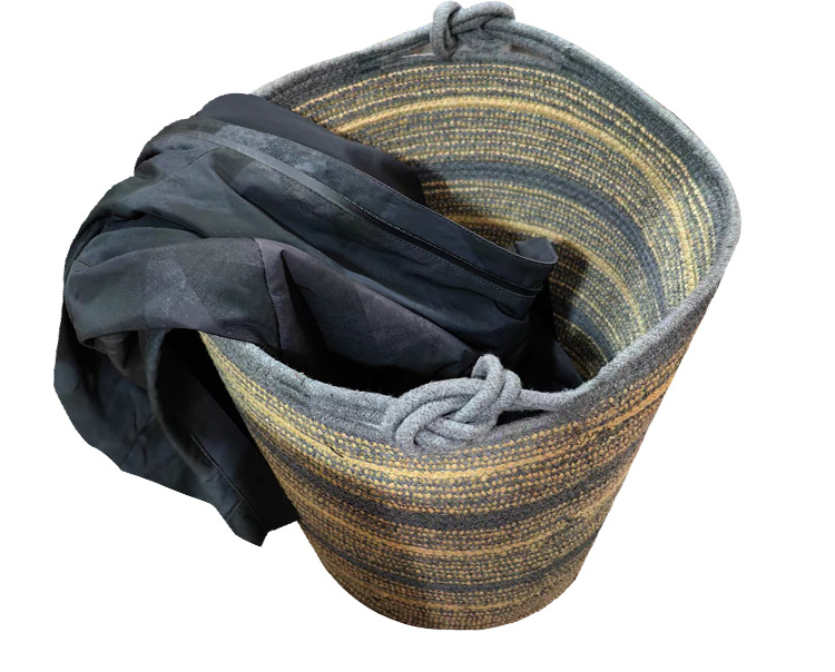 手工麻辫收纳筐脏衣篓大号玩具收纳火锅店放衣服筐 桌面杂物筐详情9