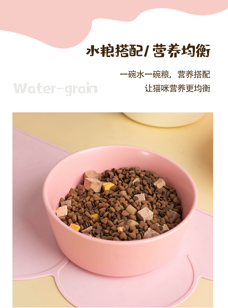 Large-capacity pet ceramic bowl, simple matte underglaze color dog food bowl, cat bowl and dog bowl, universal, easy to clean and anti-tipping pic 6