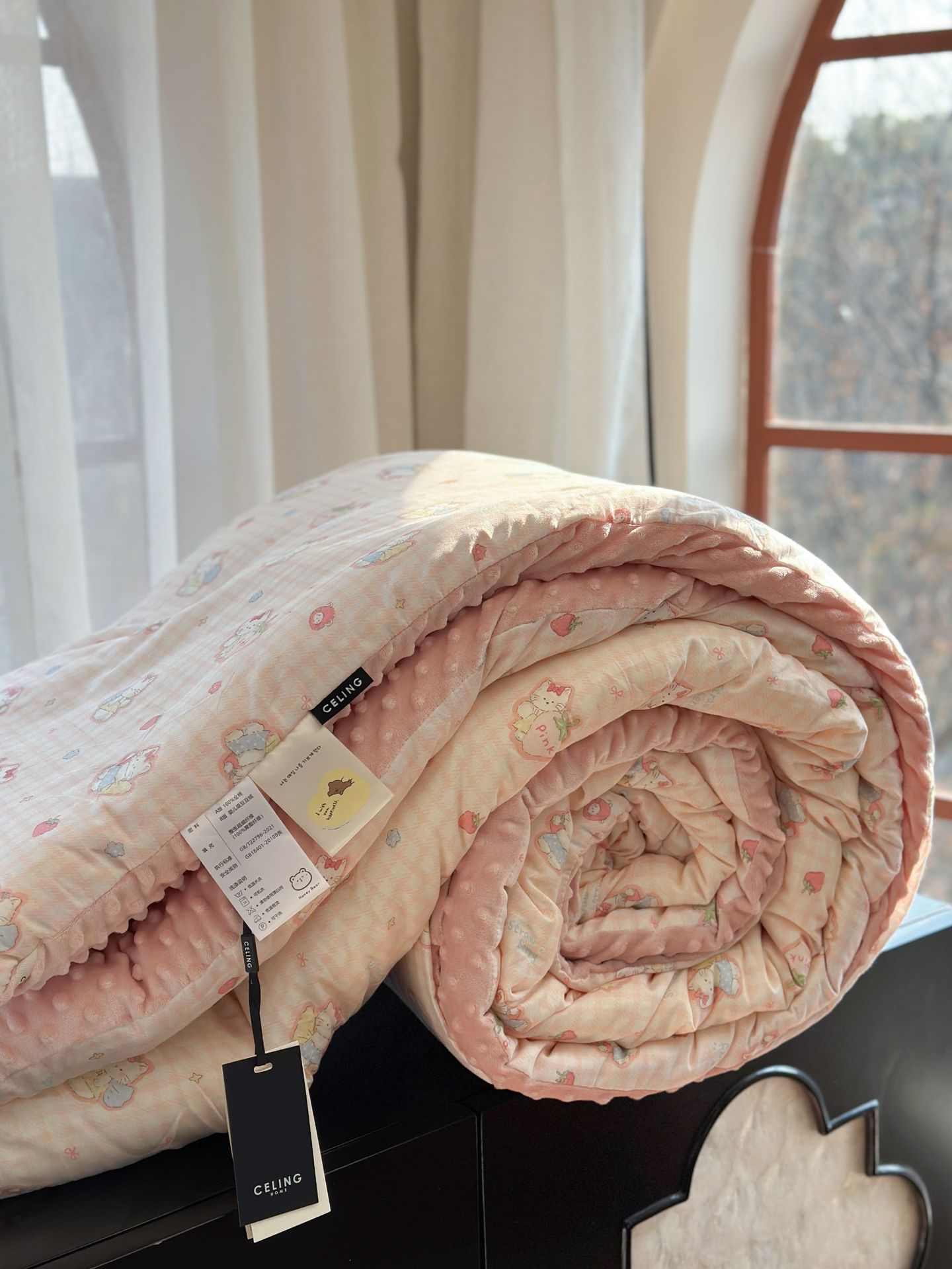 13372 All-cotton cartoon small floral print spring and autumn quilt soothing, bean quilt warm and fleece winter quilt core pic 93