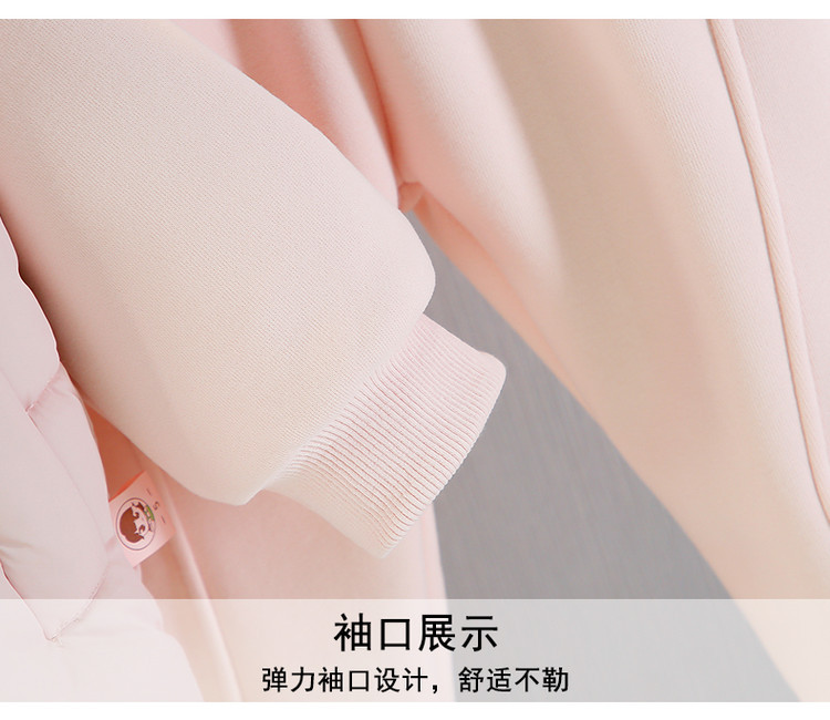 女童2025春季新生儿休闲裤套装加绒三件套B类兔毛绒布服饰详情7