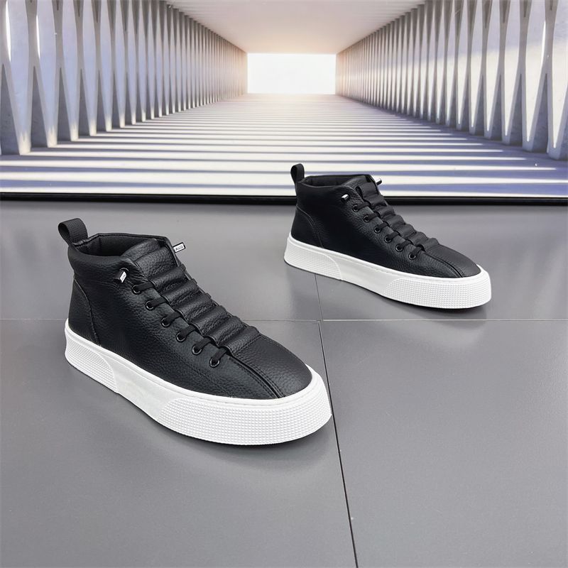 男鞋2025秋季高帮休闲鞋韩版潮流百搭耐磨一脚蹬运动板鞋高档承胜详情16