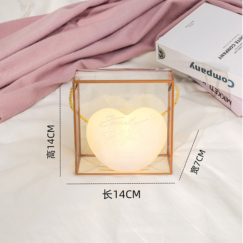 创意礼品情人节七夕ins爱心心形小夜灯少女心氛围灯婚礼节日礼物详情3