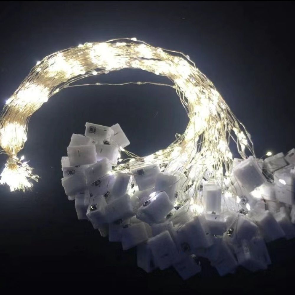 LED light strings, flashing copper wire light strings, decorative lights, cakes, flower bouquets, gift boxes, starry sky flower shop light strips wholesale pic 27