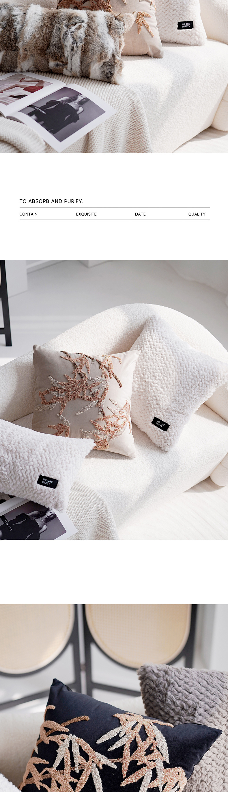 中古风高级轻奢刺绣丝绒抱枕套复古样板间客厅沙发中式靠垫靠枕详情8